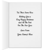 Jungfrau und Kind von William Blake Weihnachtskart (Innen (Rechts))