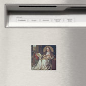 Jungfrau und Kind vor einem Firescreen, c.1440 Magnet (In Situ (Geschirrspüler))