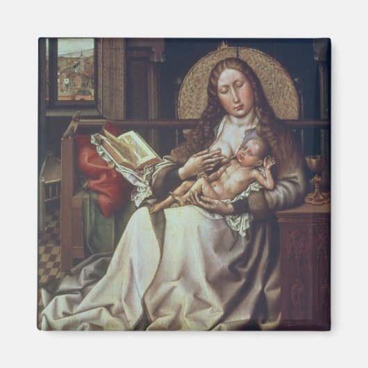 Jungfrau und Kind vor einem Firescreen, c.1440 Magnet (Vorne)