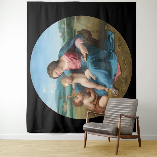 Jungfrau und Kinderband Wandteppich (Beispiel)