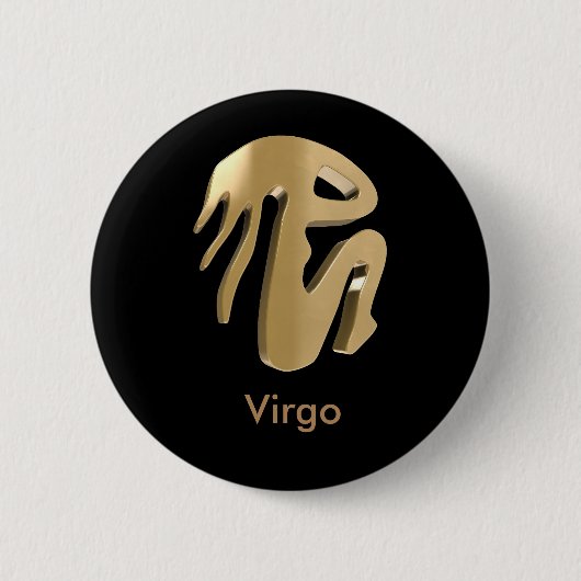Jungfrau, Vergine Button (Vorderseite)