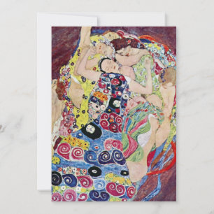 Jungfrau (Virgin), Gustav Klimt, Vintage Art Nouve