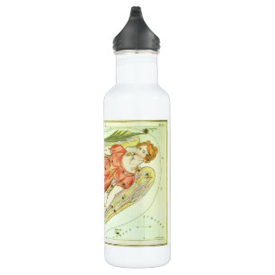 Jungfrau Virgo Vintage Sternbild Urania's Spiegel Trinkflasche