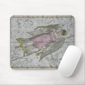 Jungfrau, von "einem himmlischen Atlas", Kneipe. Mousepad (Mit Mouse)