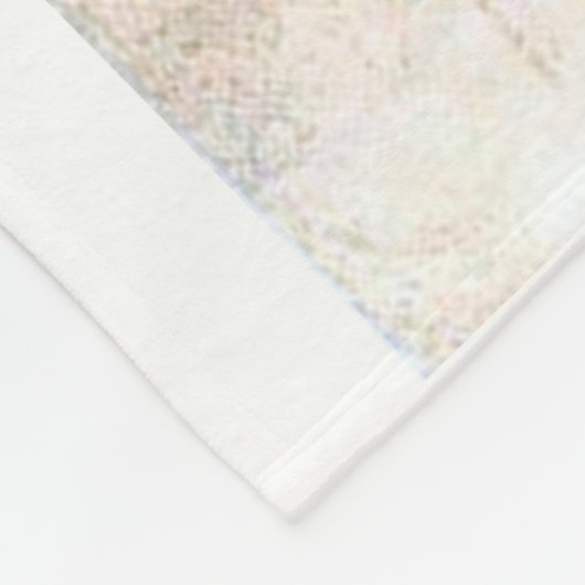 Jungfrau von Guadalupe Fleecedecke (Ecke)