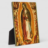 Jungfrau von Guadalupe Mary Fotoplatte (Seite)