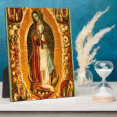 Jungfrau von Guadalupe Mary Fotoplatte (Seite)