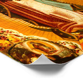 Jungfrau von Guadalupe Mary Poster (Ecke)