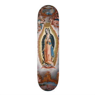 "Jungfrau von Guadalupe" religiöse Kunst Skateboard
