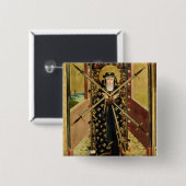 Jungfrau von sieben Sorgen vom Hauben-Altar, 1499 Button (Vorne & Hinten)