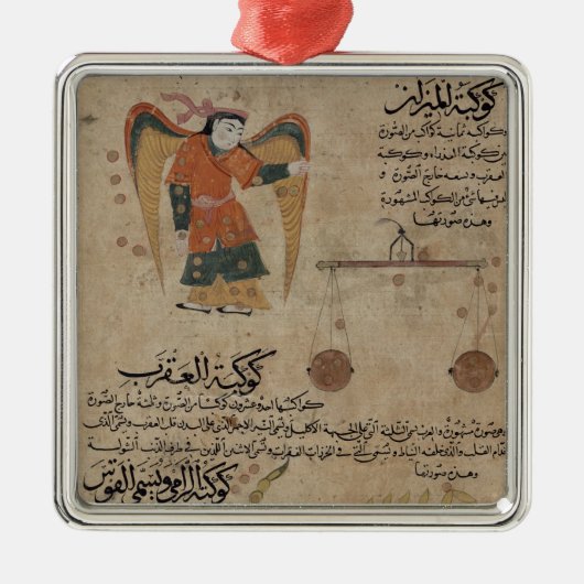 Jungfrau, Waage und Skorpion Silbernes Ornament (Vorne)