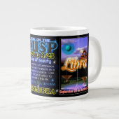 Jungfrau-Waagetierkreis Spitze durch Valxart Jumbo-Tasse (Vorderseite Rechts)