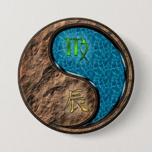 Jungfrau & Wasser-Drache Button
