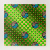 Jungfrau & Wasser-Drache Puzzle (Horizontal)