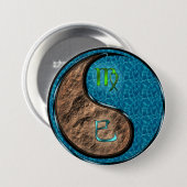 Jungfrau & Wasserschlange Button (Vorne & Hinten)