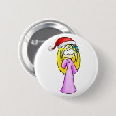 Jungfrau-Weihnachten Button (Vorne & Hinten)