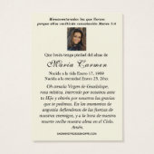 Jungfrau Weihnachten Guadalupe (Rückseite)