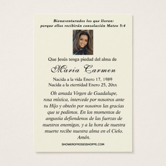 Jungfrau Weihnachten Guadalupe (Rückseite)