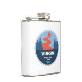 Jungfrau Wild und Landschaftlicher Fluss Utah Flachmann (Rechts)