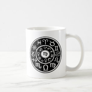 Jungfrau - Zodiac Sternbild Astrologie Kaffeetasse