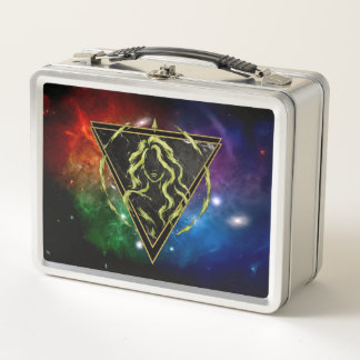 Jungfrau Zodiach Geschenk Astrologie Metall Brotdose