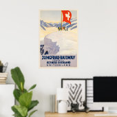 Jungfraubahn Berner Oberland Schweiz Poster (Heimbüro)