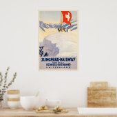 Jungfraubahn Berner Oberland Schweiz Poster (Küche)