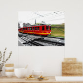 Jungfraubahn in der Schweiz Poster (Küche)