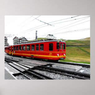 Jungfraubahn in der Schweiz Poster