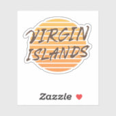 Jungfrauen Aufkleber (Blatt)