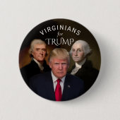 Jungfrauen für Trump Button (Vorderseite)