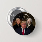 Jungfrauen für Trump Button (Vorne & Hinten)