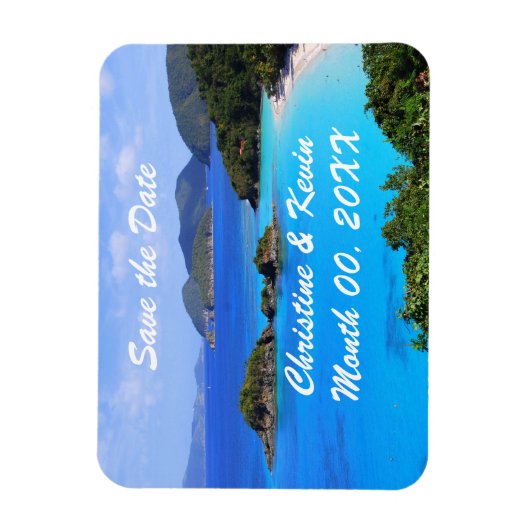 Jungfrauen in den USA Das Datums-Magnet speichern Magnet (Vertikal)