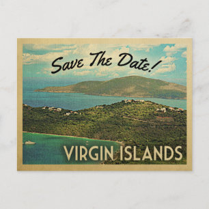 Jungfrauen Save the Date Vintage Postkarten