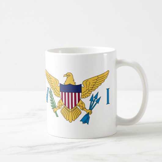 Jungfrauen-Staaten-Keramik-Kaffee Kaffeetasse (Rechts)