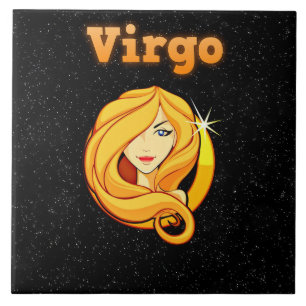 Jungfrauillustration Fliese