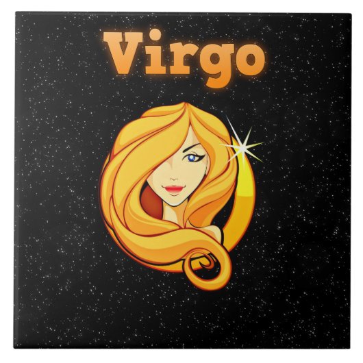 Jungfrauillustration Fliese (Vorderseite)