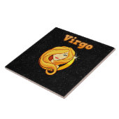 Jungfrauillustration Fliese (Seite)