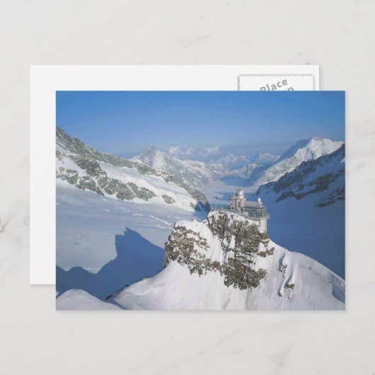 Jungfraujoch, die Spitze Europas Postkarte (Vorne/Hinten)
