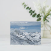 Jungfraujoch, Schweiz Postkarte (Stehend Vorderseite)