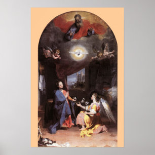 JUNGFRÄULICHE MARIA UND ENGEL DER VERKÜNDIGUNG POSTER