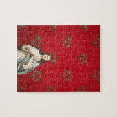 Jungfraustatue in einer Spaccanapoli Kirche, Puzzle (Horizontal)