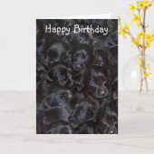 Junggeburt, Happy Birthday. Karte (Gelbe Blume)