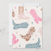 Junggeburt, Wild und drei Western Einladung zum Ge (Rückseite)