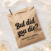 Junggeselinnen-Abschied, aber hast du Die? Hangove Geschenktütchen (Ausgeschnitten)