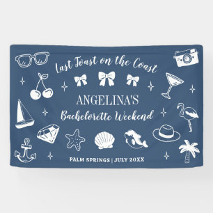 Junggeselinnen-Abschied am Strand Banner