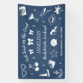 Junggeselinnen-Abschied am Strand Banner (Vertikal)