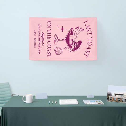 Junggeselinnen-Abschied am Strand Banner (Messe)