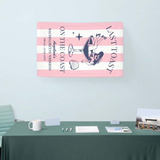 Junggeselinnen-Abschied am Strand Banner (Messe)