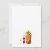 Junggeselinnen-Abschied am Weinberg Einladung (Rückseite)